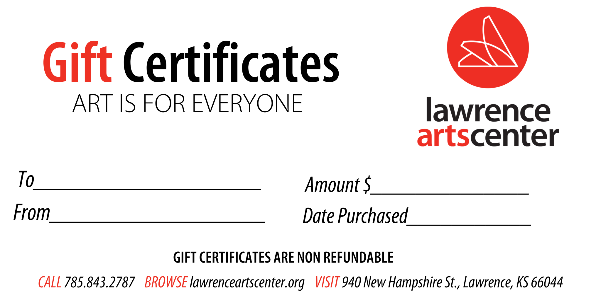 Gift Certificate - LAC-smaller